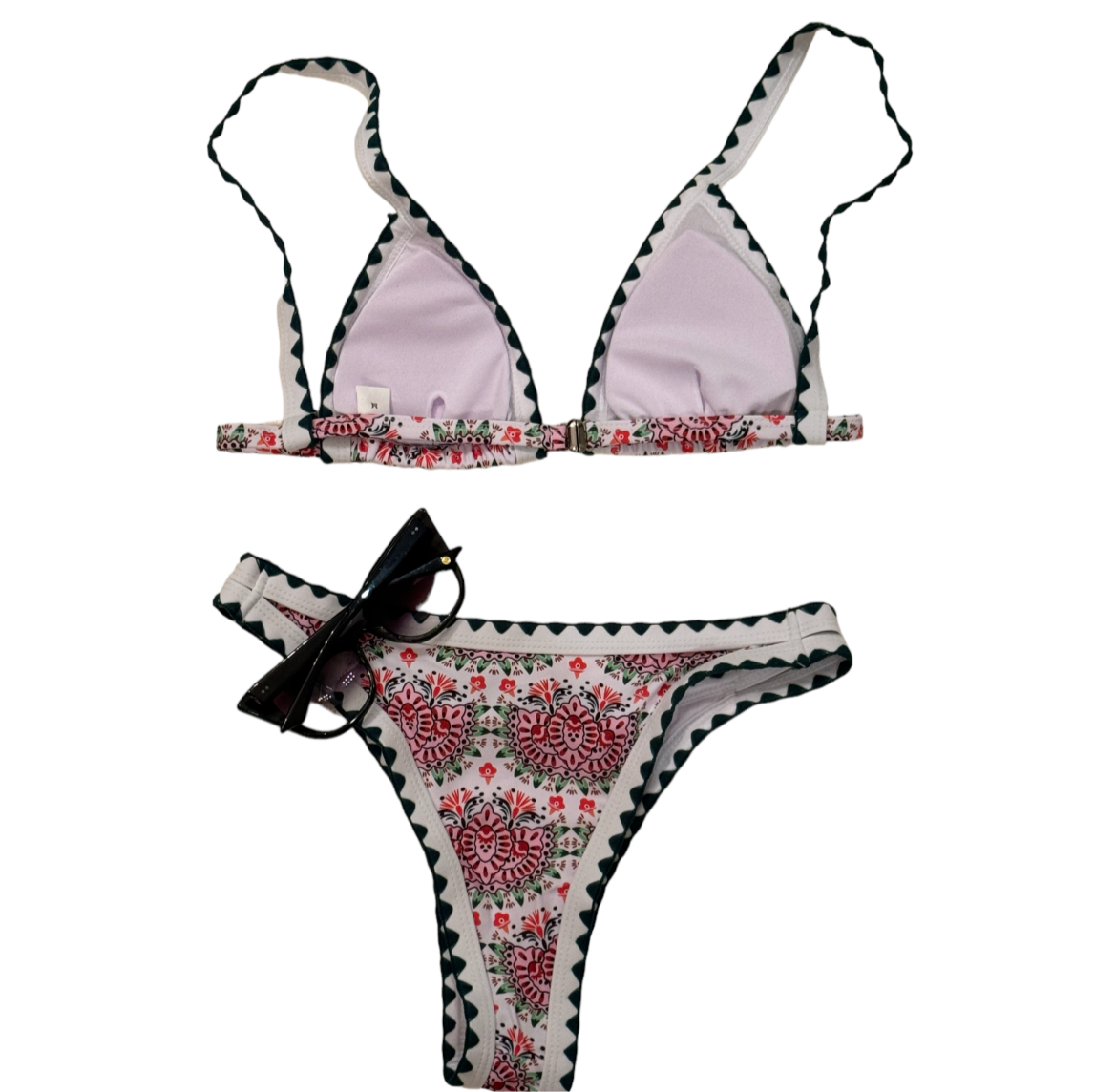 Floral bikini set back image