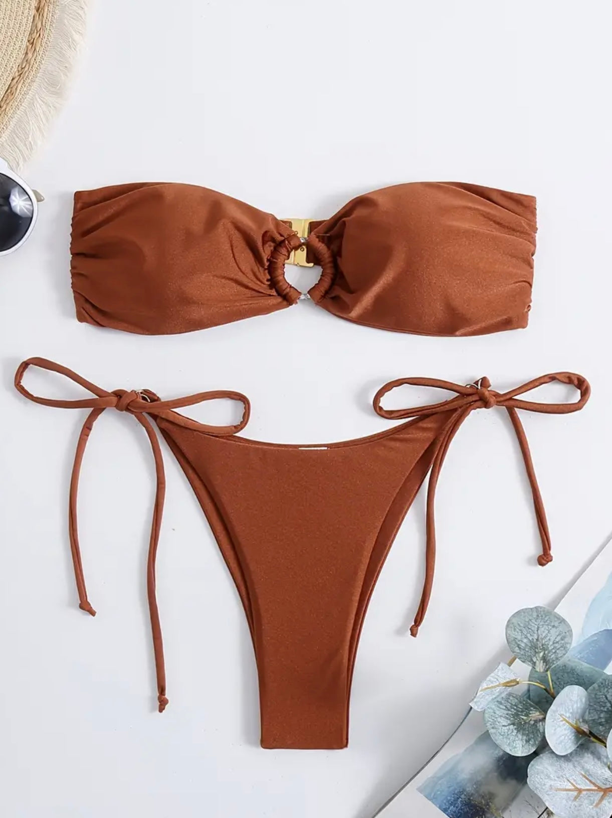 Strapless Tube Top Bikini Sets